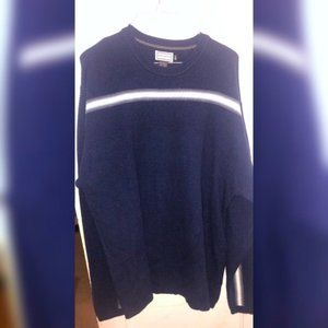 🏷⭐️ 2 for $13⭐️ Men’s Arizona XL Navy Blue with White Stripe Sweater